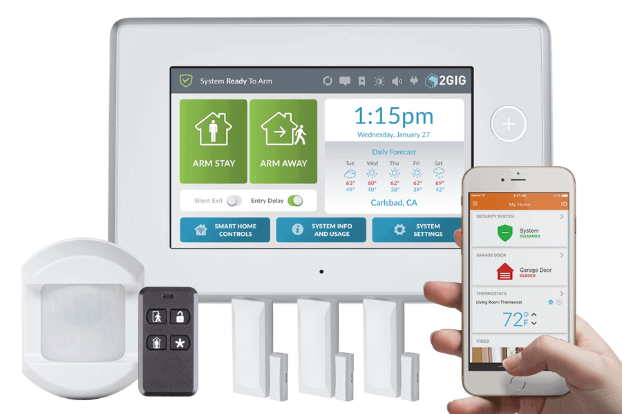 Advanced security monitoring system with smart alerts and remote access.