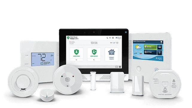 Advanced security system with sensors and alarms for optimal protection.