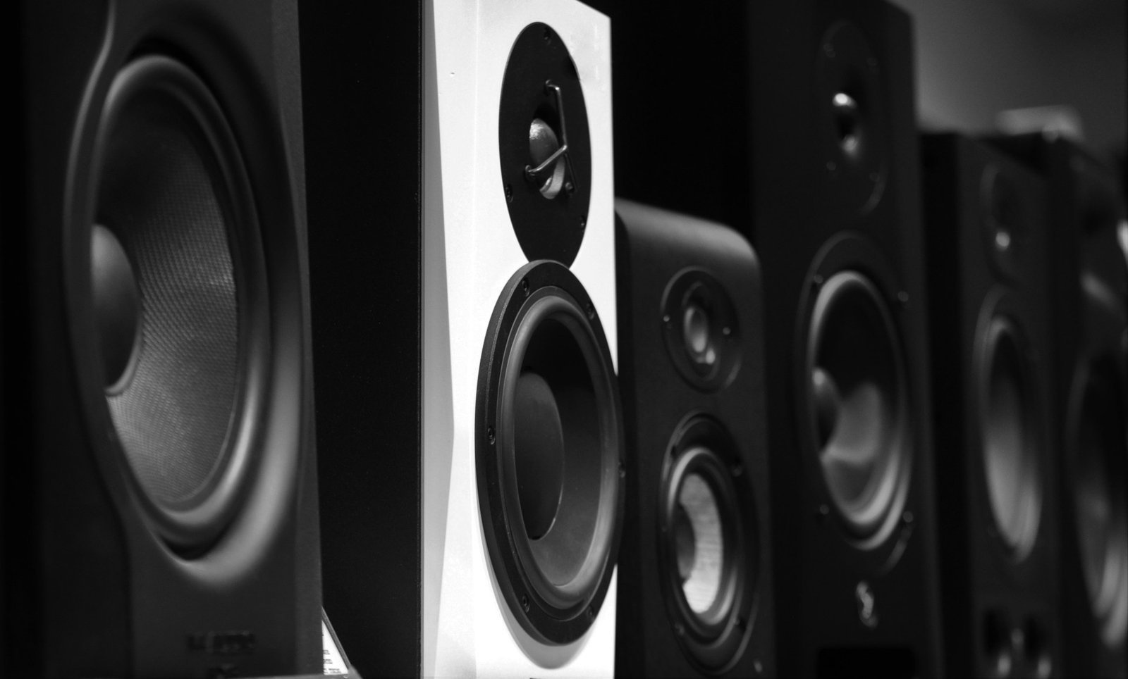 High-quality home theater speakers for immersive audio experience.